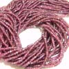 This listing is for the 2 strands of Rhodolite Garnet Micro Faceted Roundell in size of 3 mm approx.,,Length: 14 inch